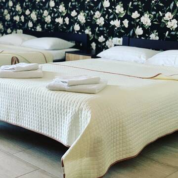 Фото номера Четырехместный номер с балконом Гостевой дом Sun House г. Бердянск 11